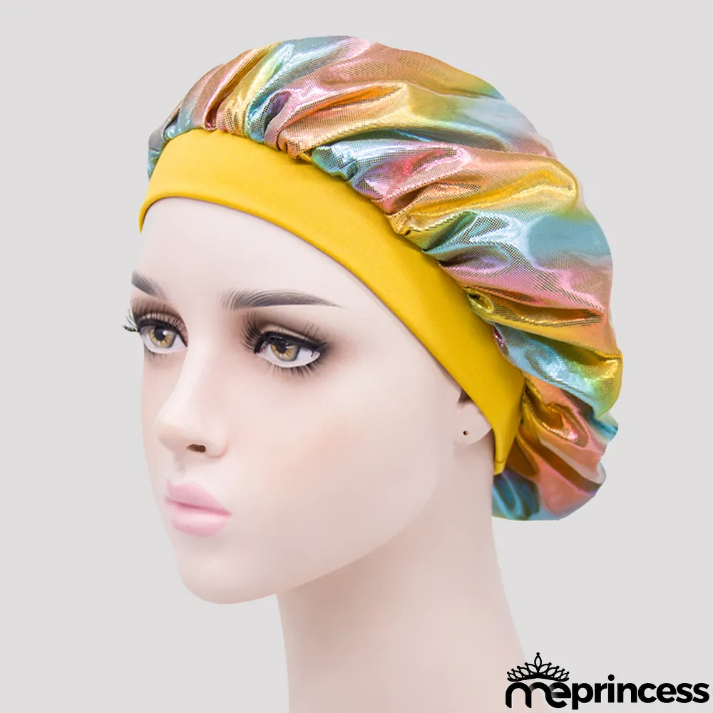 Blue Casual Living Print Patchwork Hat