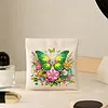 Diamond Painting Green Butterfly PU Storage Bag Coin Purse