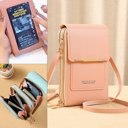 🔥2024 HOT SALE🔥Soft Leather Women's Bag Wallets Touch Screen Cell Phone Purse Bags of Women Strap Handbag Female Crossbody Shoulder Bag