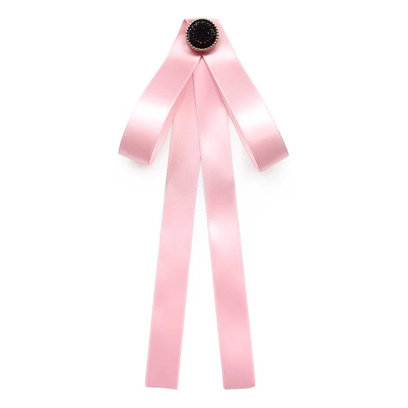 Hand-made Bow Tie Ladies Unisex Banking Stewardess Student Performs Career Korean White Shirt Black Bowtie Classic Trendy Gifts