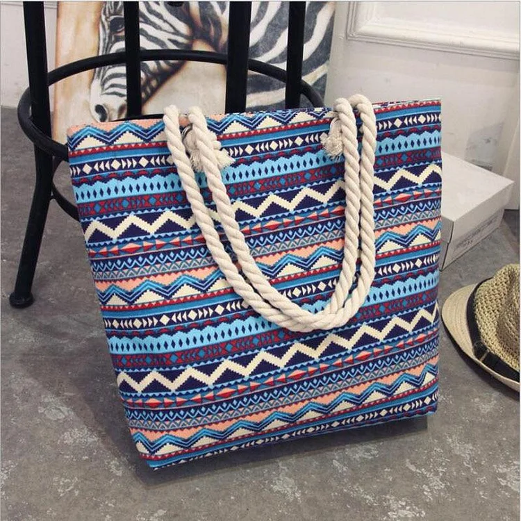Casual Flower Printing Handbags