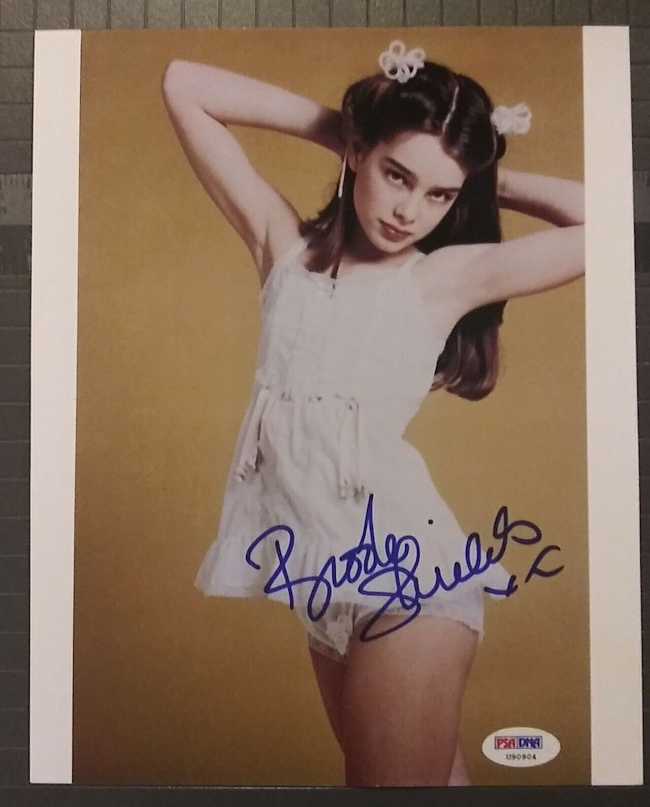 Brooke Shields signed 8x10 PSA DNA