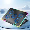 Laptop Cooling Pad with 5 Quiet Fans RGB Notebook Stand for 11-17.3 Inch Laptops