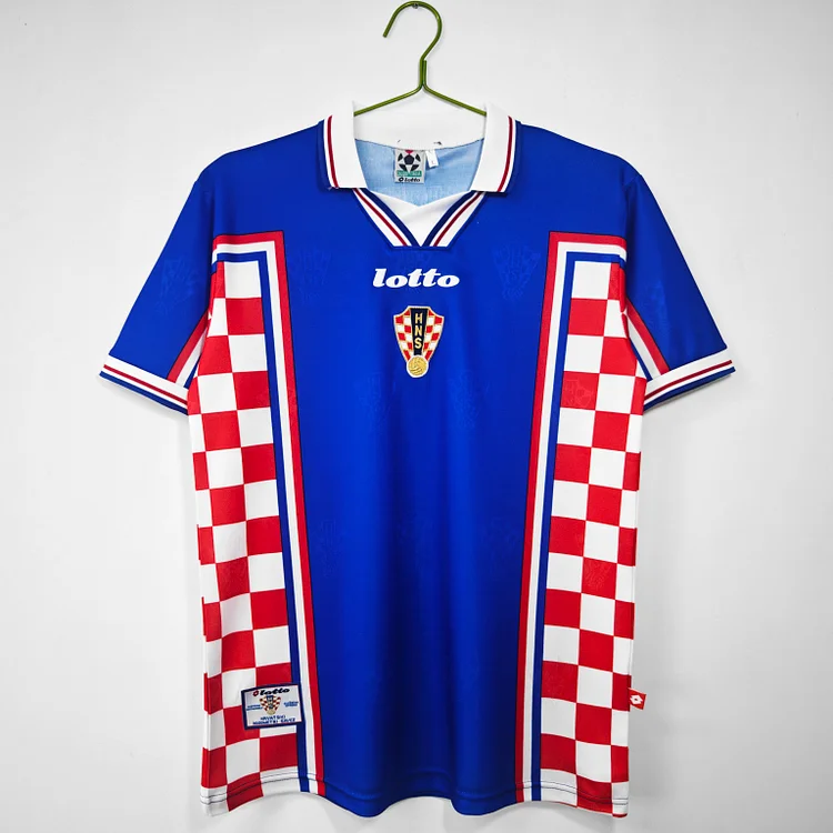 1998 Croatia away retro jersey