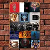 TOTO - Panneaux en &eacute;tain m&eacute;tallique(20*30cm) - Musique