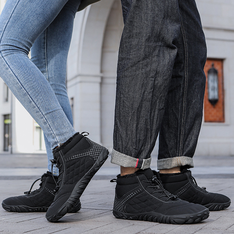 Fleece Warm Waterproof Non-slip Outdoor Boots For Men And Women