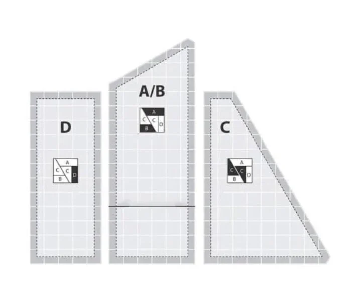 Creative Quilting Cutting Template