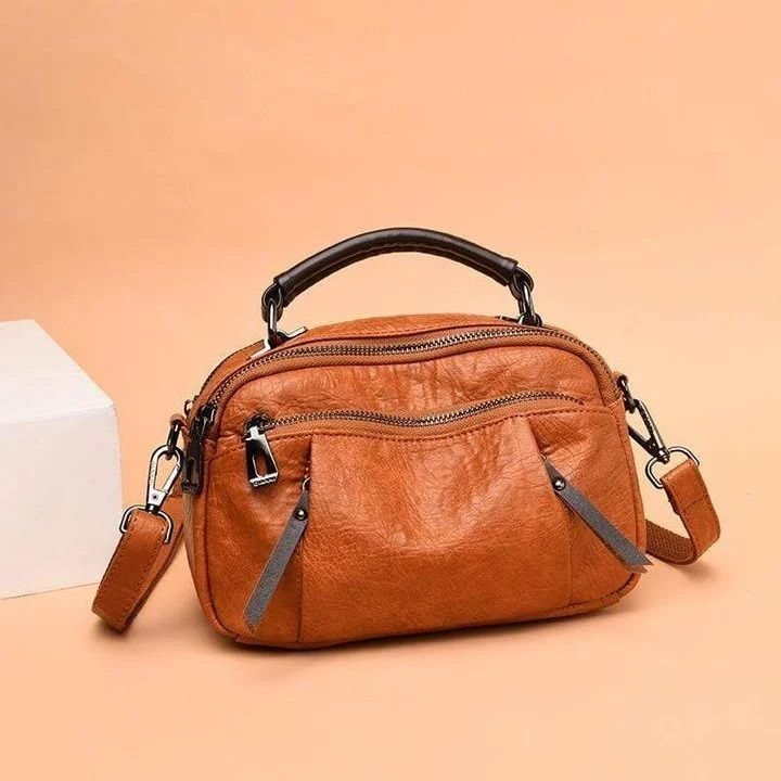 IvyTM - Multi Pockets Soft Leather Bag