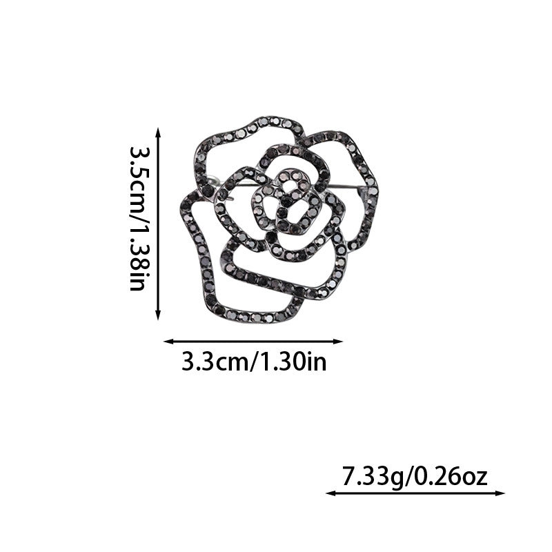 Minimalist Classic Style Pin Flower Alloy Women’s Brooches