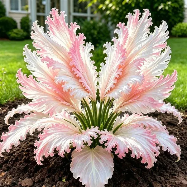 🌱Rare Swan Feather Hosta Bulbs -🦢 Graceful Foliage That Unfolds Like Swan Wings