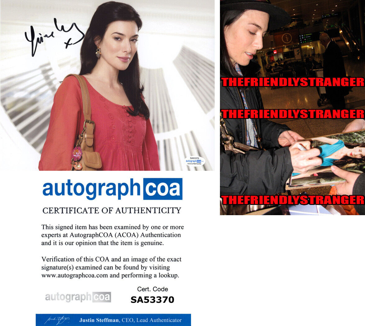 JAIME MURRAY signed Autographed 8X10 Photo Poster painting ff PROOF - Sexy DEXTER Hot ACOA COA