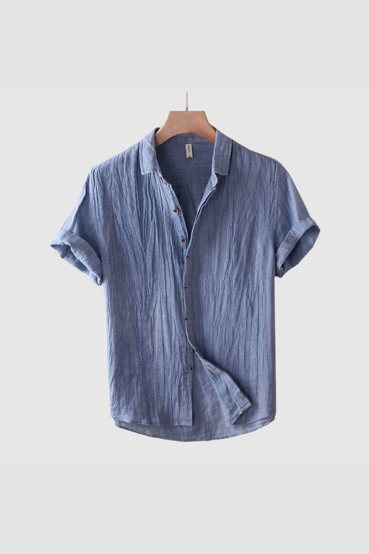 Men's Linen Short Sleeve Shirt &ndash; Breathable Summer Comfort