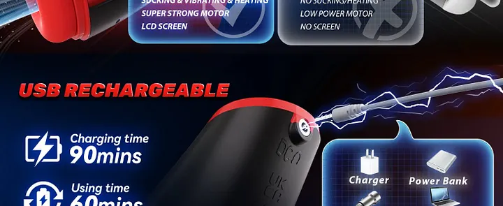 Marshall - 3D Textured Sleeve Heating 9 Sucking & 9 Vibrating Modes Male Stroker LCD Display Pocket Pussy for Men Marshall - 3D Textured Sleeve Heating 9 Sucking & 9 Vibrating Modes Male Stroker LCD Display Pocket Pussy for Men