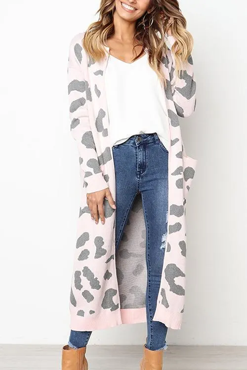Autumn Long Sleeve Knit Sweater Coat