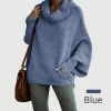 🎉50% OFF🥳Women's Batwing Cowl Neck Sweater with Pockets