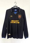 1993/1994 Retro Long Sleeve Manchester United Third Away Football Shirt 1:1 Thai Quality