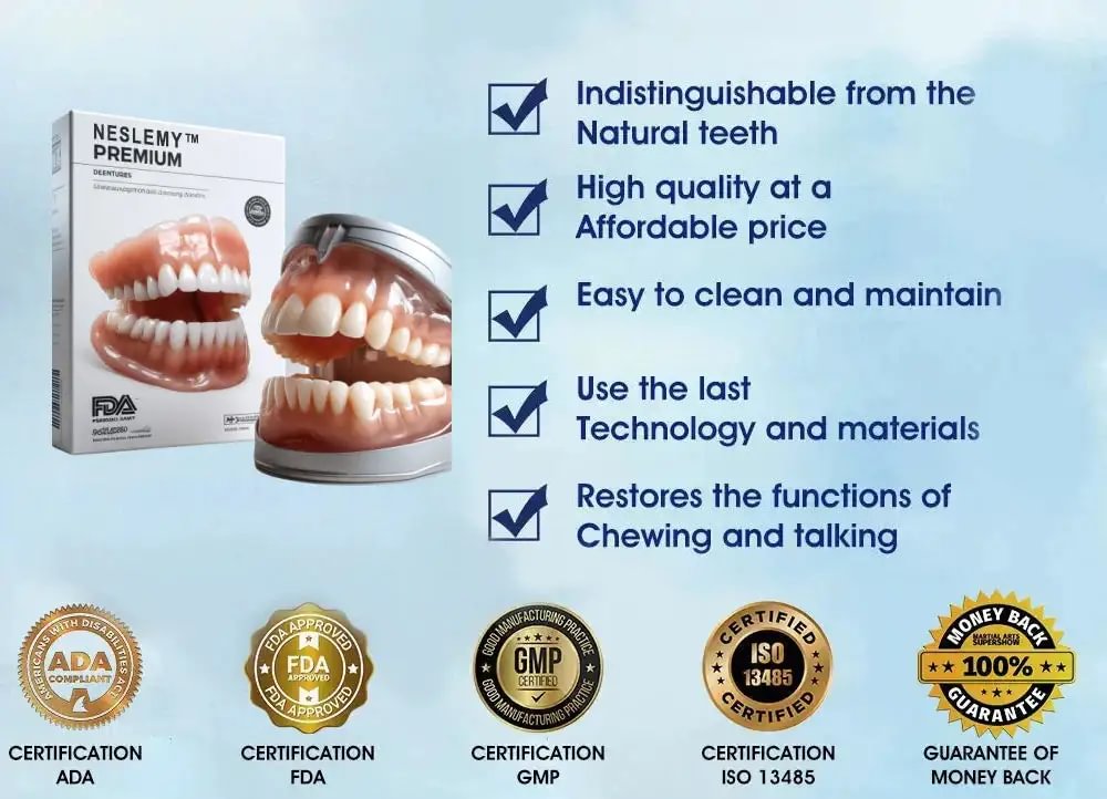 NESLEMY&trade; &ndash; Advanced Full Denture Set🦷