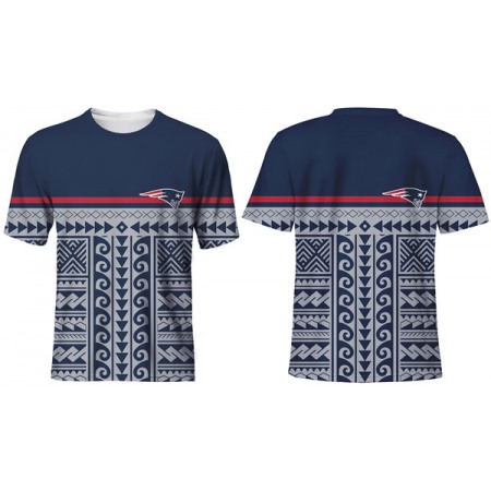 Men's New England Patriots Navy T-Shirt IWC4