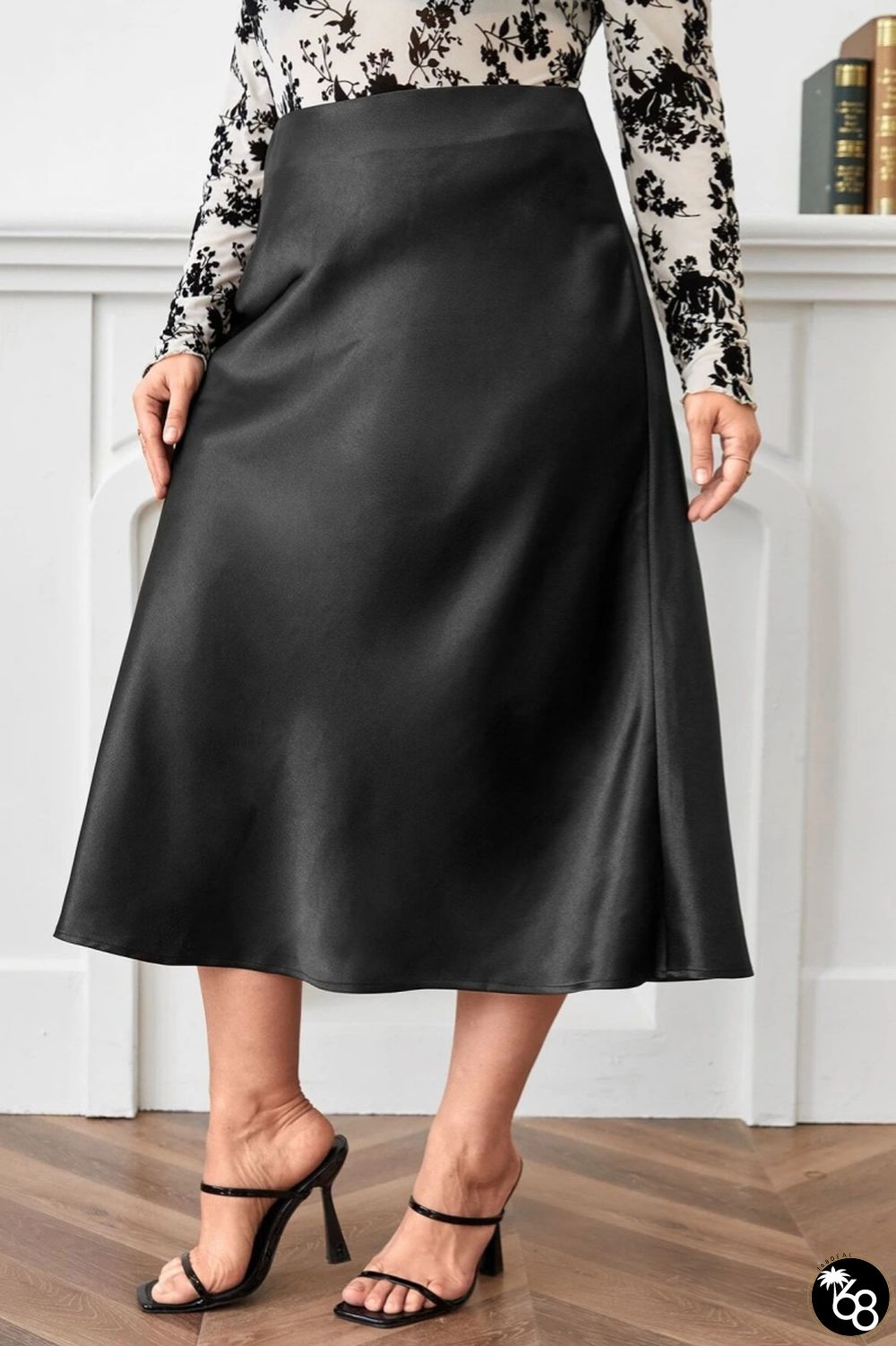 Casual Solid Basic Plus Size Skirt | 168DEAL
