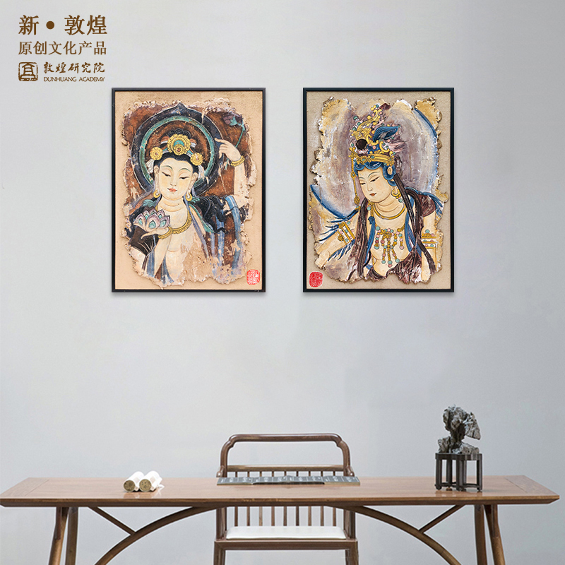 Dunhuang Handcrafted Clay Paintings: Artistic,  Historic Decor & Collectibles