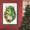 (40*60cm)Dinosaur on a Garland -  Full Round Drill Diamond Painting