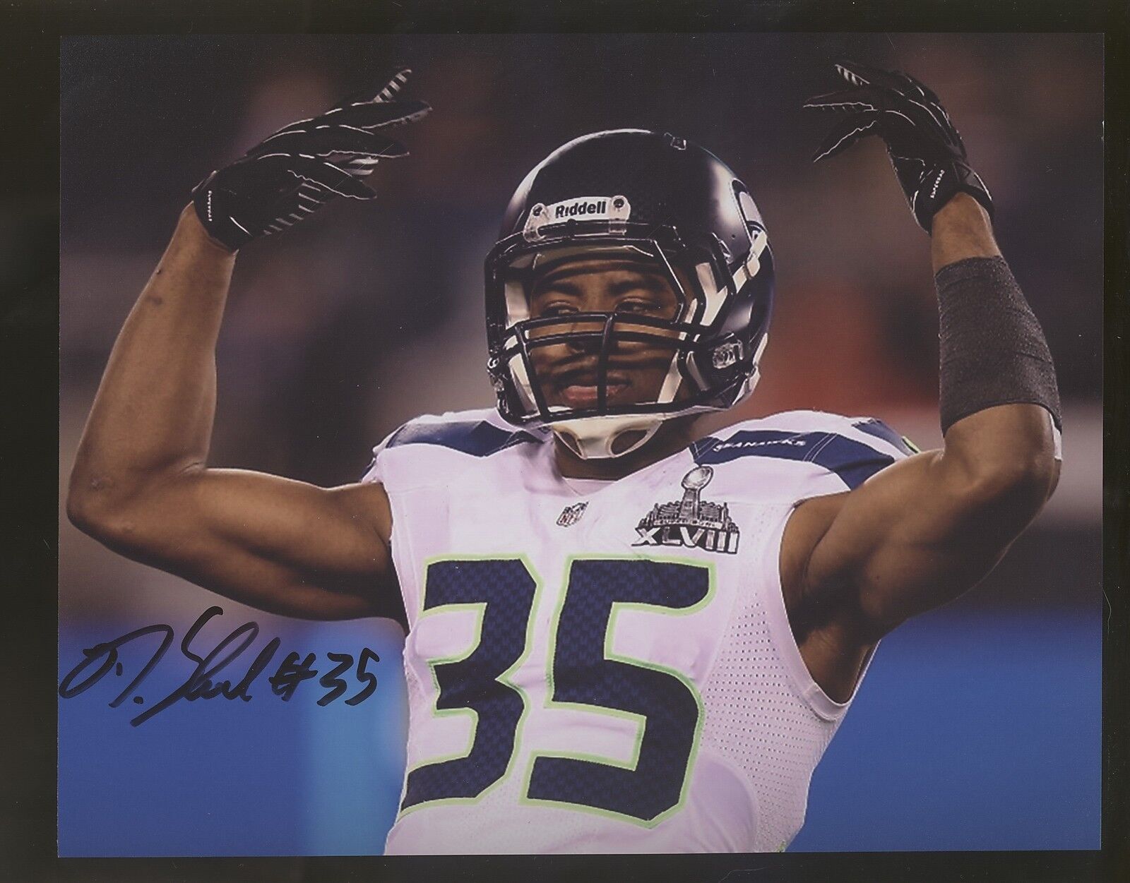 DeShawn Shead 8x10 Photo Poster painting Autographed Signed AUTO Seahawks SBXLVIII Champ SPH 332