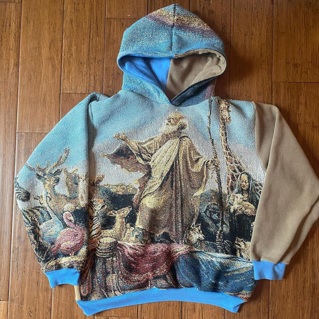 Noah’s Ark Print Long Sleeve Hoodies