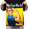 We Can Do It - Metal Tin Signs(8*12Inch/12*16Inch)