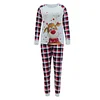 Family Home Spring Autumn Mother-daughter Deer Printed Christmas Pajamas