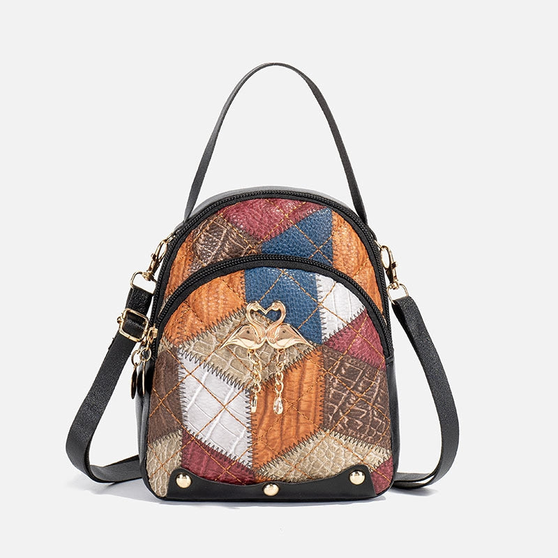 Anti-theft Color Block Casual Holiday