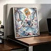 Blue Butterfly Pearl Fairy Special Shaped 5D DIY Partial Drill Diamond Painting Kits for Adults Beginners Home Decor Diamonds Dots Gem Art Kits Diamond Dots Paintings 11.81 X11.81inch