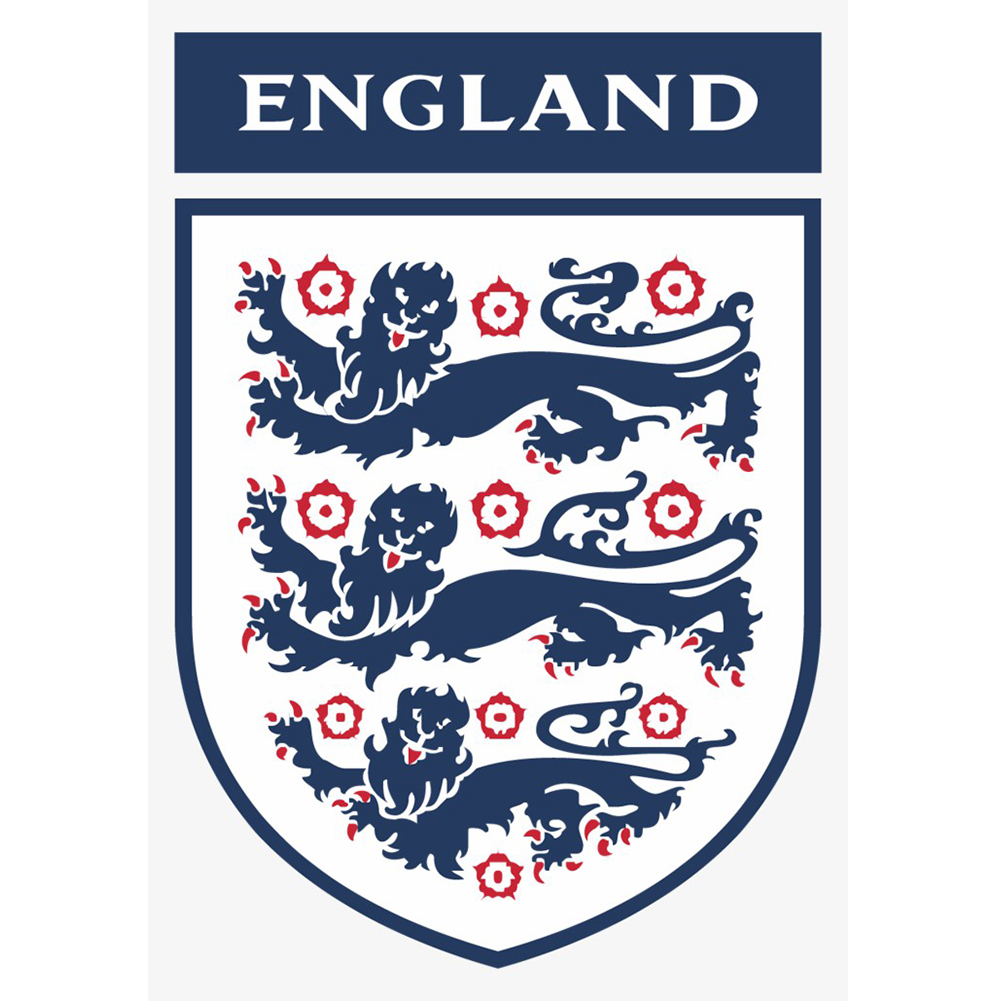 England Football Team Logo 30*40cm(canvas) full round drill diamond painting