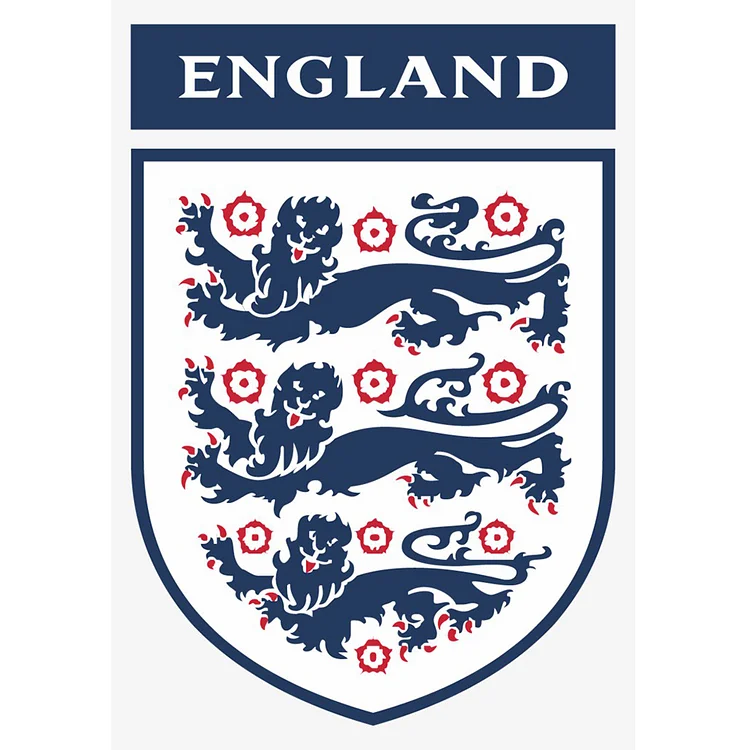 England national football team logo - Full Round - Diamond Painting (30*40cm)