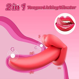 Tongue Licking Vibrator Clitoral Stimulator With Remote Control