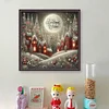 Christmas Scenery-14CT Stamped Cross Stitch 40*40cm/15.75*15.75in tapestrymarket