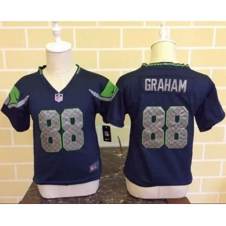 Toddler  Seahawks #88 Jimmy Graham Steel Blue Team Color Stitched NFL Elite Jersey