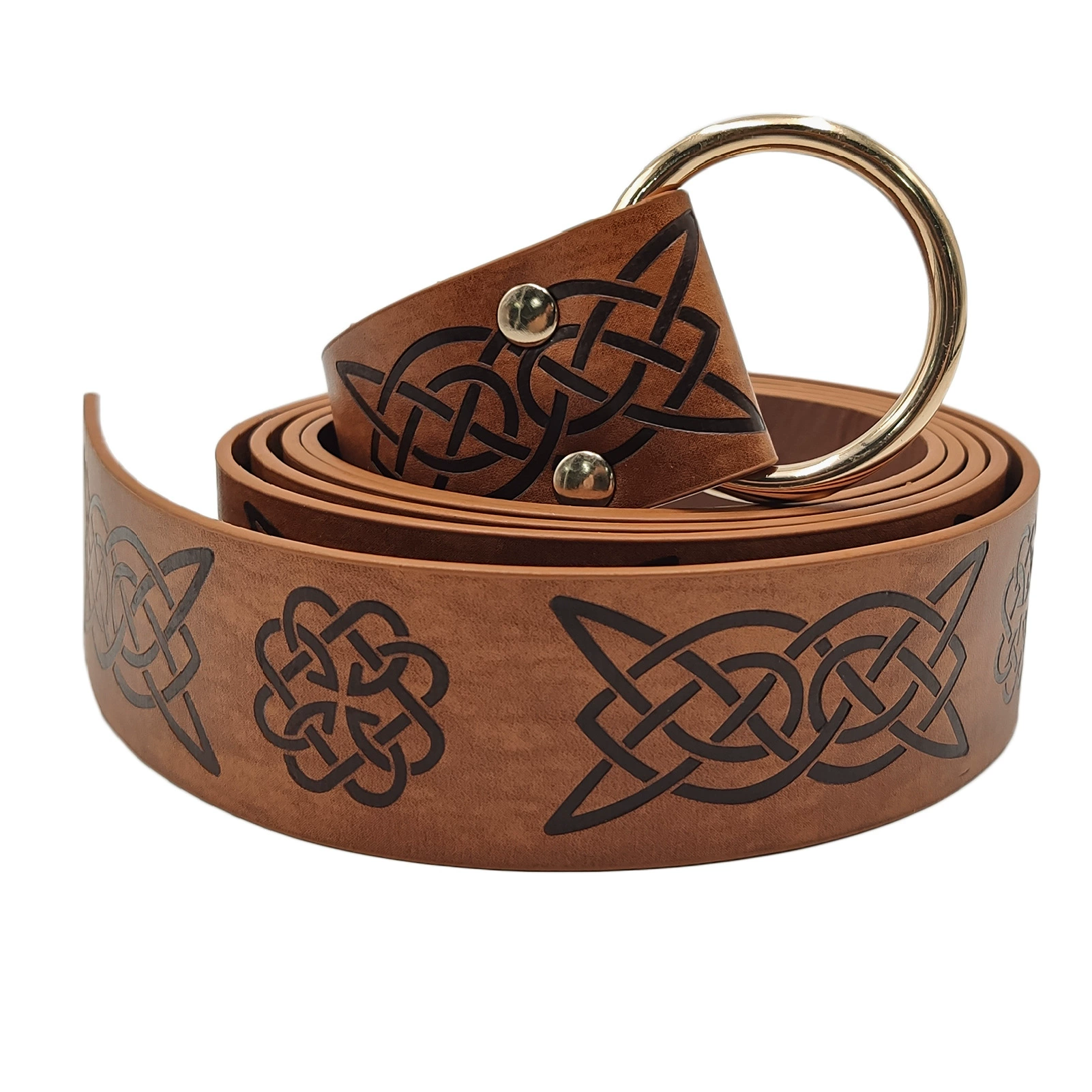Viking Style Celtic Embossed Belt Belt