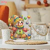 2D Flat Acrylic Circus DIY Desktop Diamond Art Kits for Adults Beginner