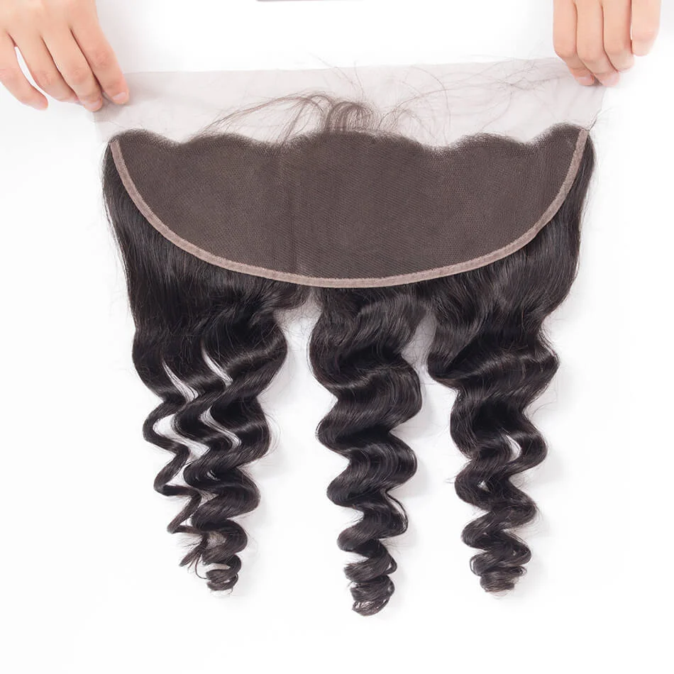 Transparent Lace 13X4 13X6 Lace Frontal Loose Wave Frontal With Baby Hair Lace Frontal
