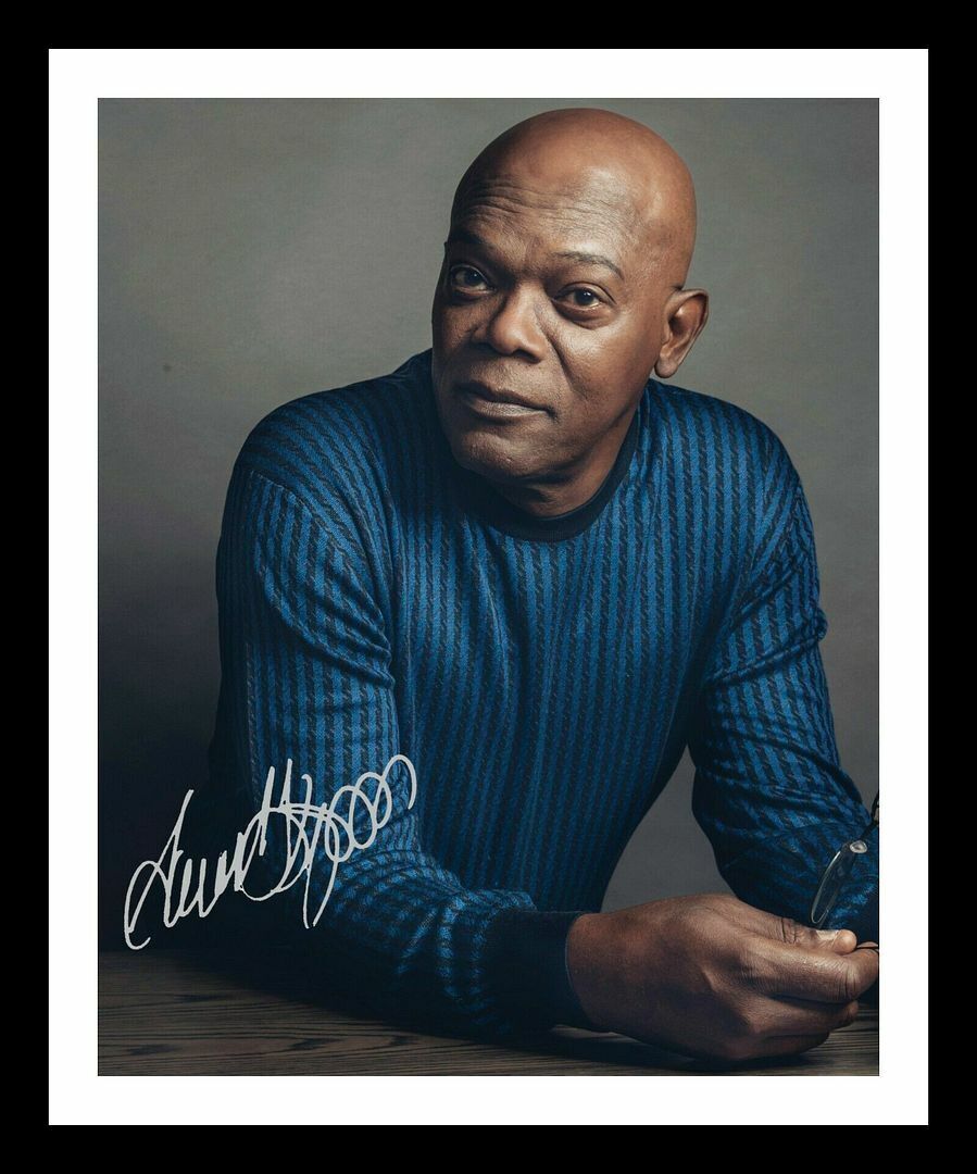 Samuel L Jackson Autograph Signed & Framed Photo Poster painting 1