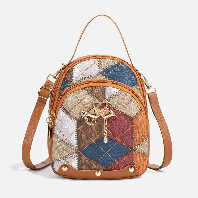 Anti-theft Color Block Casual Holiday