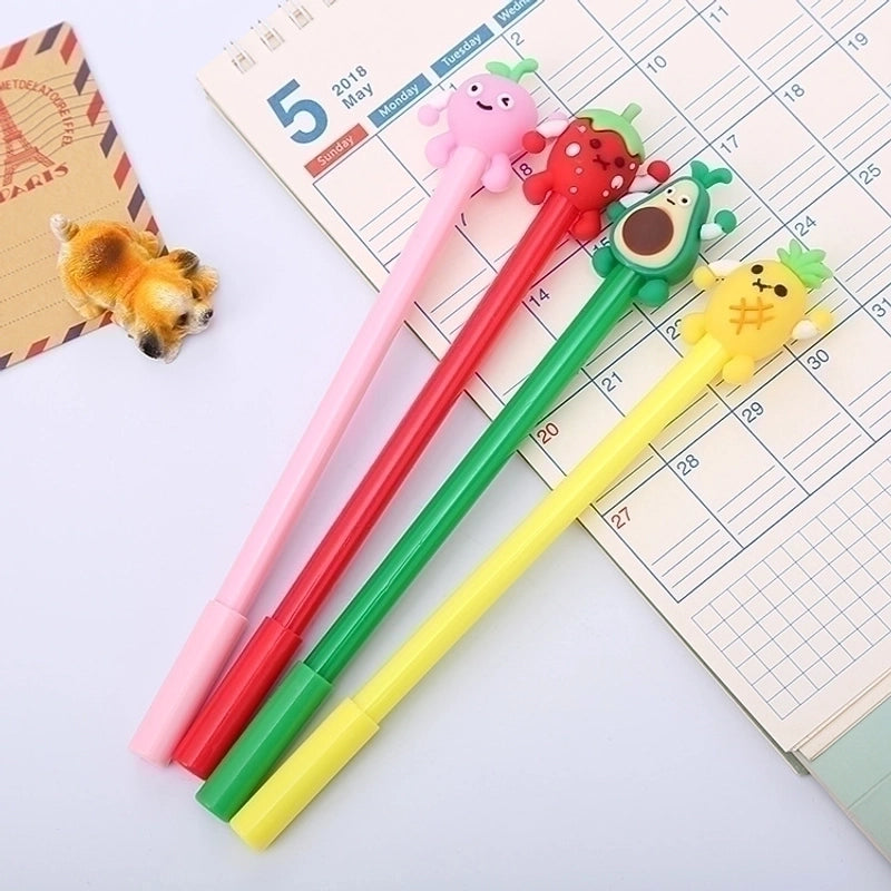 Cute Cartoon Fruit Gel Pen Water-based Paint Pen Creative Stationery