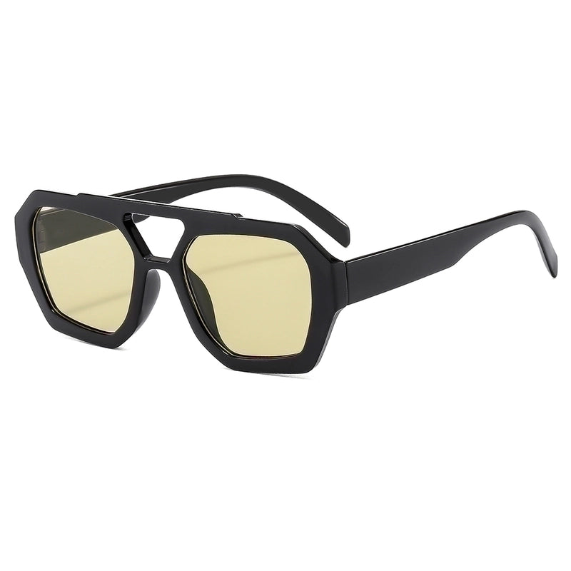 IG Style Retro Sports Geometric Leopard Pc Avaitor Full Frame Women’s Sunglasses