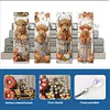 DIY 4Pcs Animal Flower-Diamond Painting Bookmark