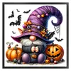 Pumpkin Gnome-11CT Stamped Cross Stitch 40*40cm/15.75*15.75in tapestrymarket