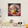 Dancing Beauty And The Beast-14CT Stamped Cross Stitch 50*50cm/19.69*19.69in tapestrymarket