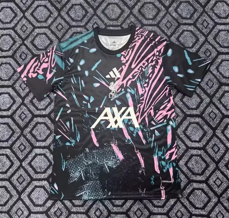 2025-26 Liverpool Special Edition Black and Pink Jersey - Fan Version