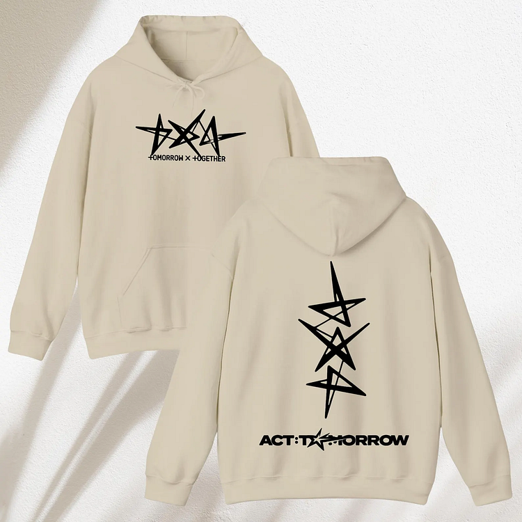 TXT ジップアップ フーディー ZIP ソウルコン ACT TOMORROW TXT] World Tour : ACT : Tomorrow : Zip-Up Hoodie – krmerch