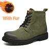 Fashion Boots of Suede for Men / Casual Classic Shoes British Style / Ankle Boots for Motorcycle