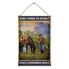 Western Cowboy - Wooden Signs - 30*40cm